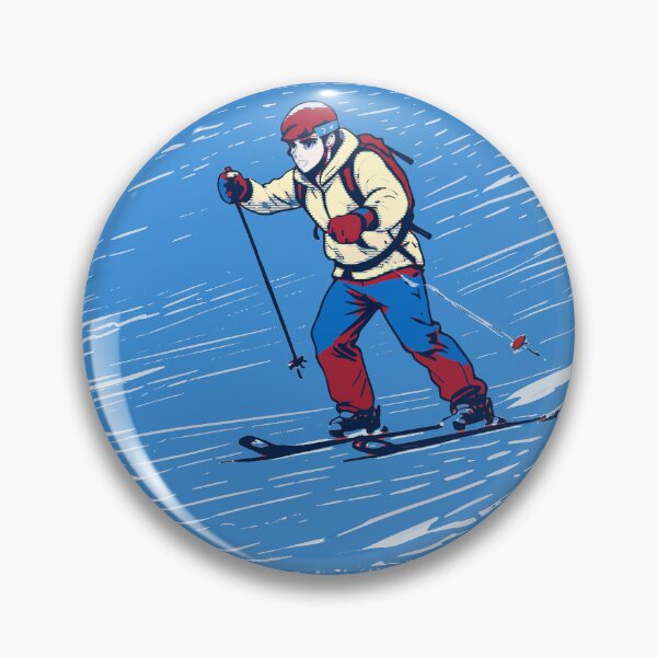 Item preview, I Live To Ski - Downhill Skier designed and sold by NaturePrints.