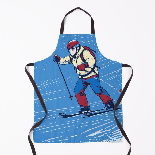 Item preview, I Live To Ski - Downhill Skier designed and sold by NaturePrints.