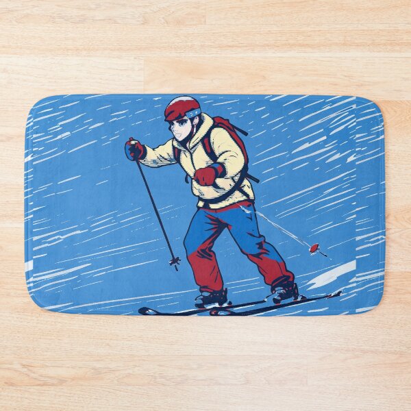 Item preview, I Live To Ski - Downhill Skier designed and sold by NaturePrints.