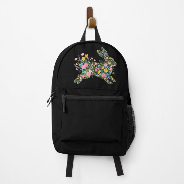 Item preview, Floral Bunny Rabbit Spring Flower Silhouette Art designed and sold by sky11PP.