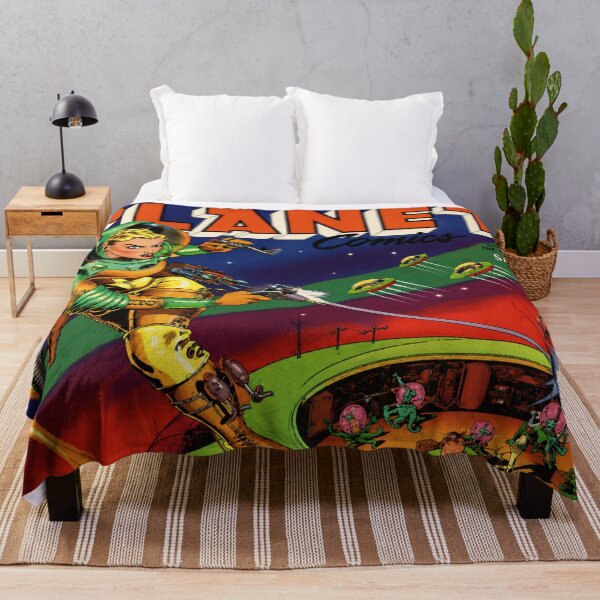 Item preview, Vintage Sci-Fi Comic Space Ranger Retro Pulp Art Fans designed and sold by RickE.