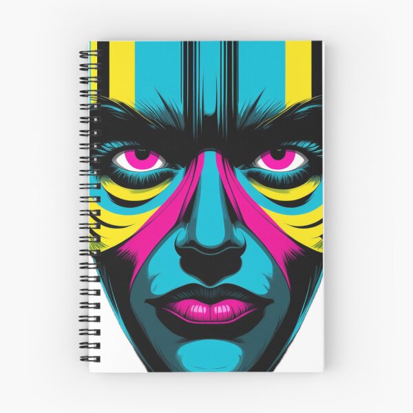Item preview, V2 Rostro Tribal Neón | Diseño de Máscara de Arte Pop Cibernético designed and sold by Memora405.