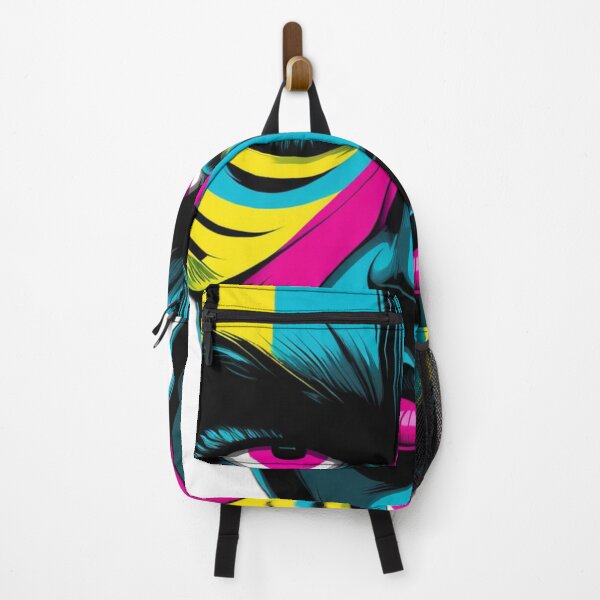 Item preview, V2 Neon Tribal Face | Cyber Pop Art Mask Design designed and sold by Memora405.