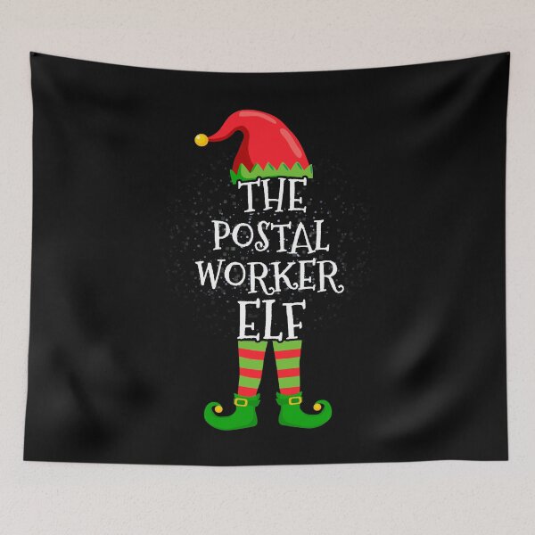 Item preview, POSTAL WORKER Elf Family Matching Christmas Group designed and sold by CosmoKitsch.