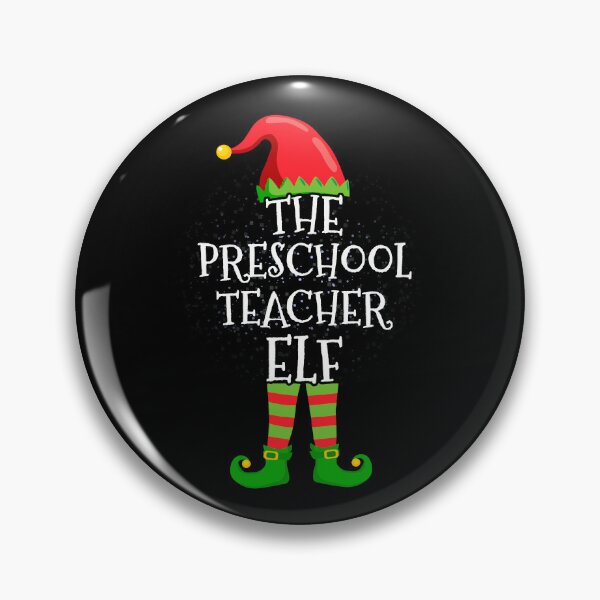 Item preview, PRESCHOOL TEACHER Elf Family Matching Christmas Group designed and sold by CosmoKitsch.