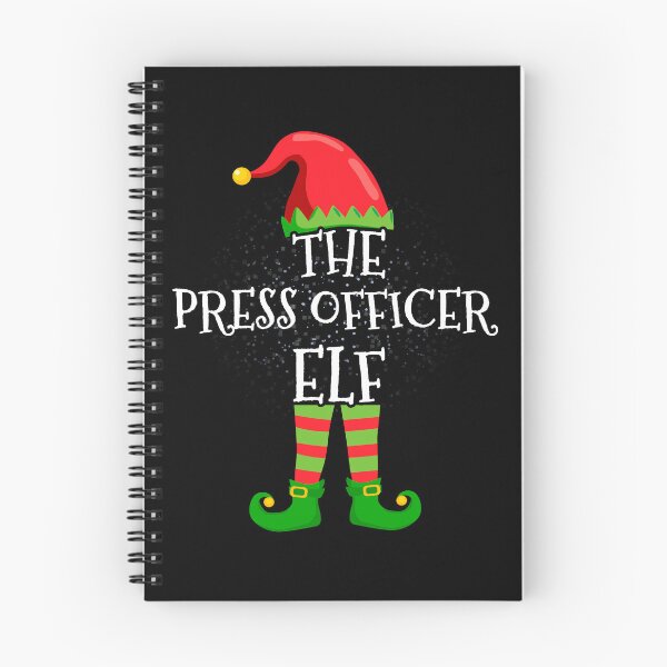 Item preview, PRESS OFFICER Elf Family Matching Christmas Group designed and sold by CosmoKitsch.