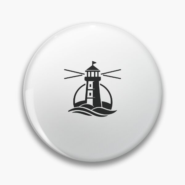 Item preview, Modern Minimalist Lighthouse Symbol designed and sold by Le Grand Requin.