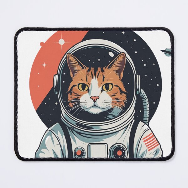 Item preview, Space Cat T-Shirt — Retro Starfield Astronaut Cat Cosmic Graphic Tee for Cat Lovers and Space Fans designed and sold by PaleInk.