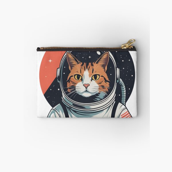 Item preview, Space Cat T-Shirt — Retro Starfield Astronaut Cat Cosmic Graphic Tee for Cat Lovers and Space Fans designed and sold by PaleInk.