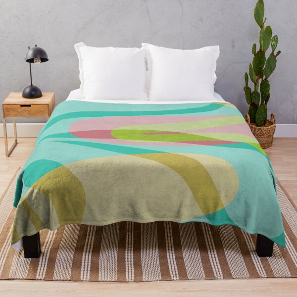 Item preview, Organic Flow Series No.1 Aqua designed and sold by Pretty Bird Studio.