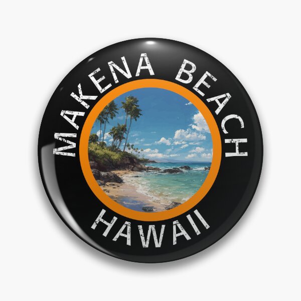 Item preview, Makena Beach – Hawaii (with White Lettering) designed and sold by VelvetRoom.