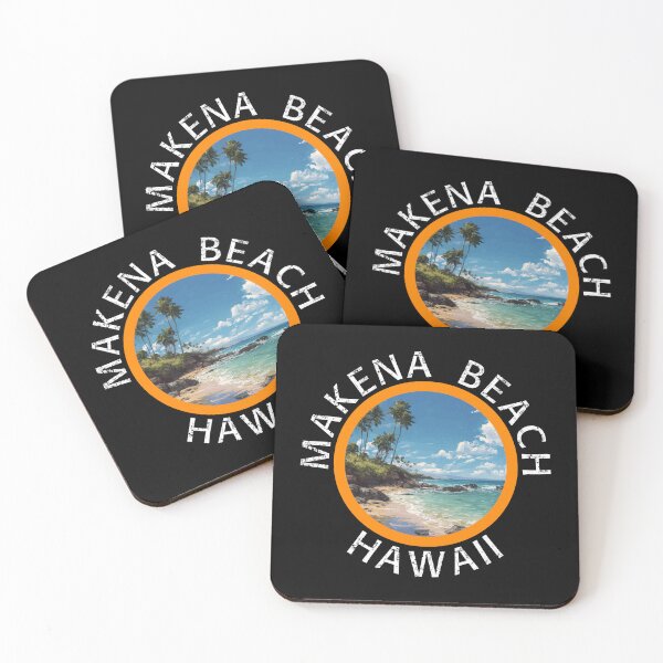 Item preview, Makena Beach – Hawaii (with White Lettering) designed and sold by VelvetRoom.
