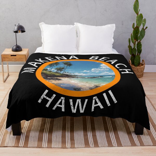 Item preview, Makena Beach – Hawaii (with White Lettering) designed and sold by VelvetRoom.