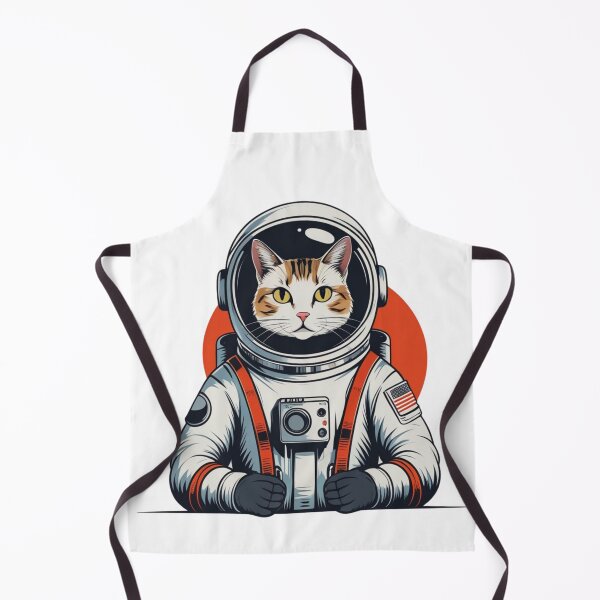 Item preview, Space Cat T-Shirt — Minimal Astronaut Cat Red Circle Graphic Tee for Cat Lovers and Space Enthusiasts designed and sold by PaleInk.