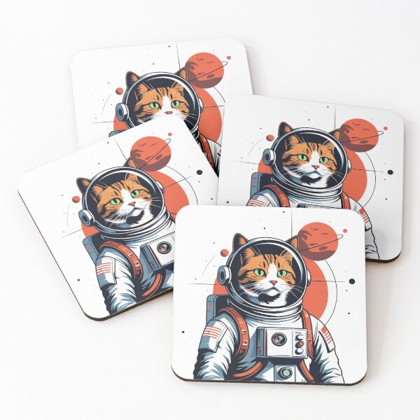 Item preview, Space Cat T-Shirt — Mars Explorer Astronaut Cat Graphic Tee for Cat Lovers and Space Fans designed and sold by PaleInk.