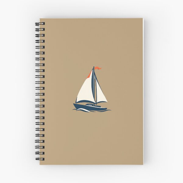 Item preview, Retro Stylized Sailboat Silhouette designed and sold by Le Grand Requin.