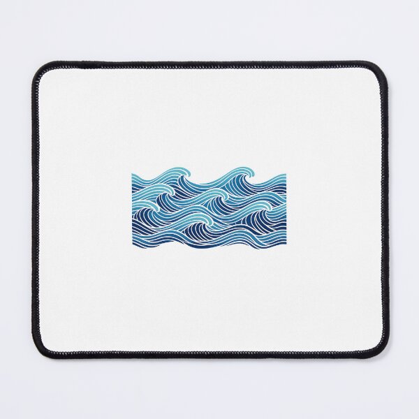 Item preview, Abstract Marine Wave Pattern designed and sold by Le Grand Requin.
