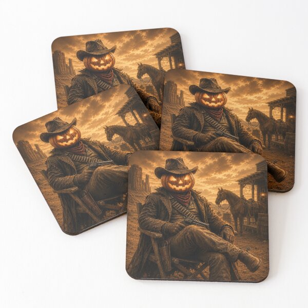 Item preview, Headless Horseman Outlaw Resting – Halloween Western Fantasy Art designed and sold by TheHorsemanRidesAgain.