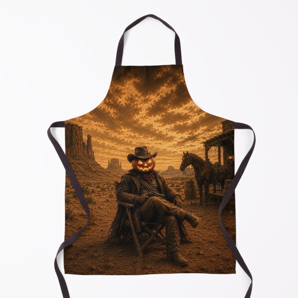 Item preview, Headless Horseman Outlaw Resting – Halloween Western Fantasy Art designed and sold by TheHorsemanRidesAgain.