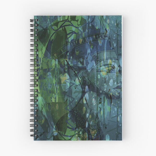 Item preview, NEFERTITI. ABSTRACT DESIGN. BLUE/GREEN. designed and sold by 5hertz.