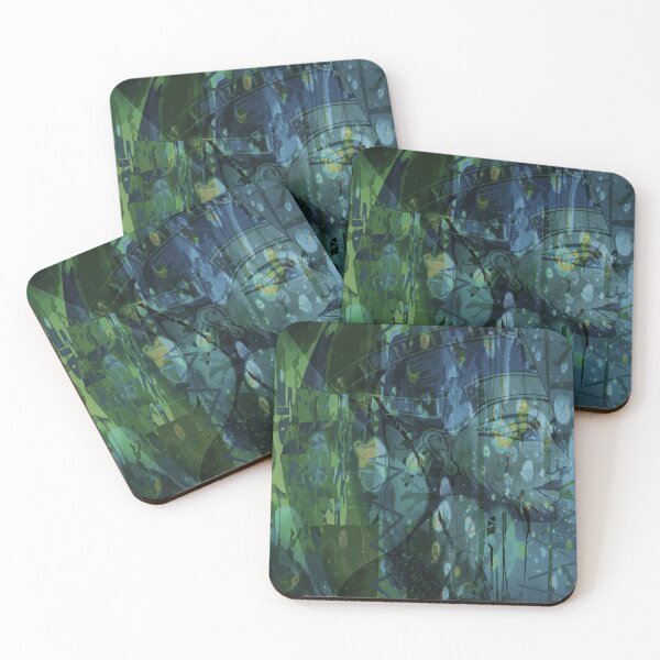 Item preview, NEFERTITI. ABSTRACT DESIGN. BLUE/GREEN. designed and sold by 5hertz.