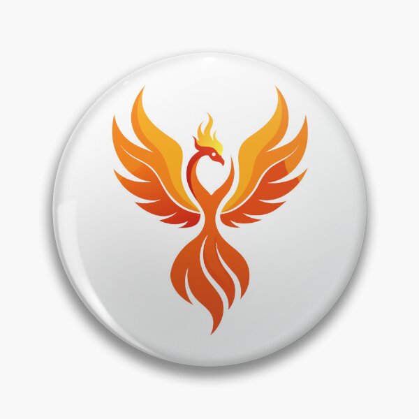 Item preview, Majestic Fire Phoenix Rising Mythological Bird Art designed and sold by debbiebento.