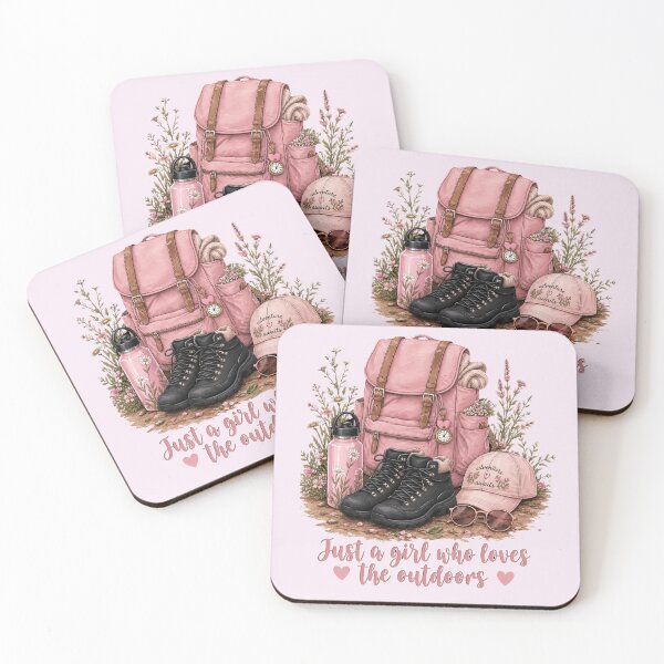 Item preview, Outdoor Girl Aesthetic – Floral Hiking & Adventure Design designed and sold by Vals Crafts Creations Studio.