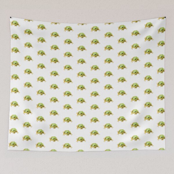 Item preview, Happy Green Tree Frog designed and sold by MoonlitWhiskers.