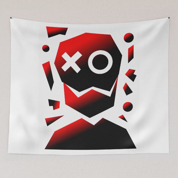 Item preview, Shattered Mind: Red & Black Streetwear Graphic designed and sold by The Nomadic Designs.