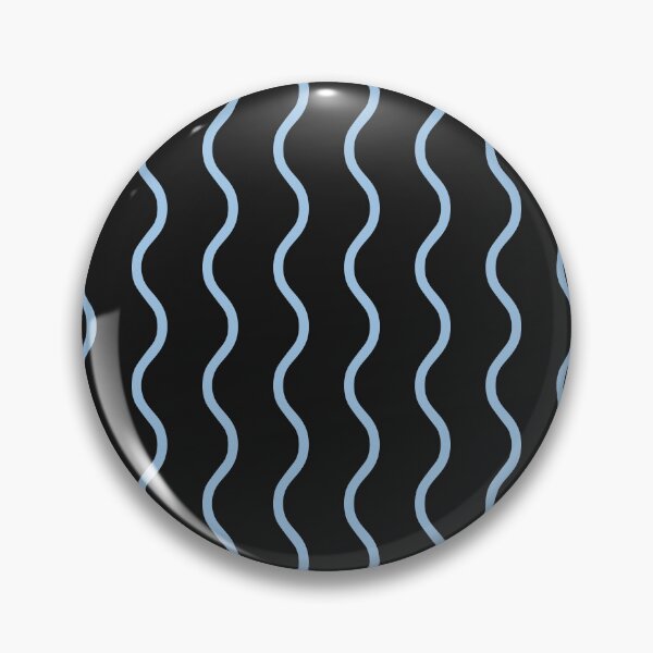 Artikelvorschau, Wellenmuster in Schwarz und Hellblau entworfen und verkauft von pattern-archive.
