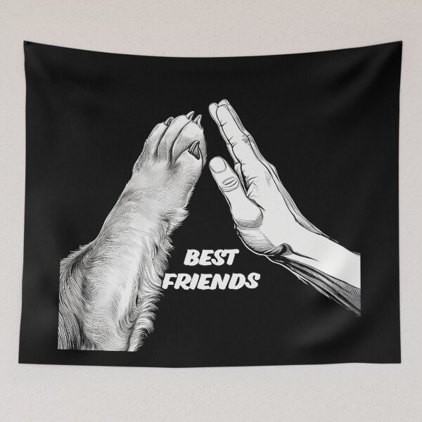 Item preview, DOG HIGH FIVE BEST FRIENDS designed and sold by BIGPIX91011.
