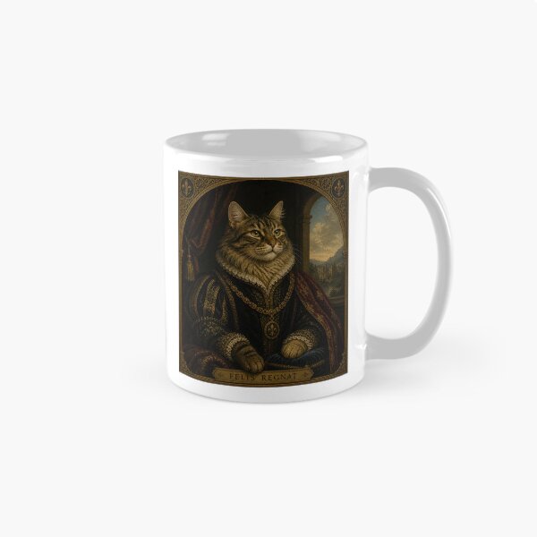 Item preview, Renaissance Cat Shirt | Royal Vintage Cat Portrait Graphic Tee designed and sold by SleepyLlamaClothes.