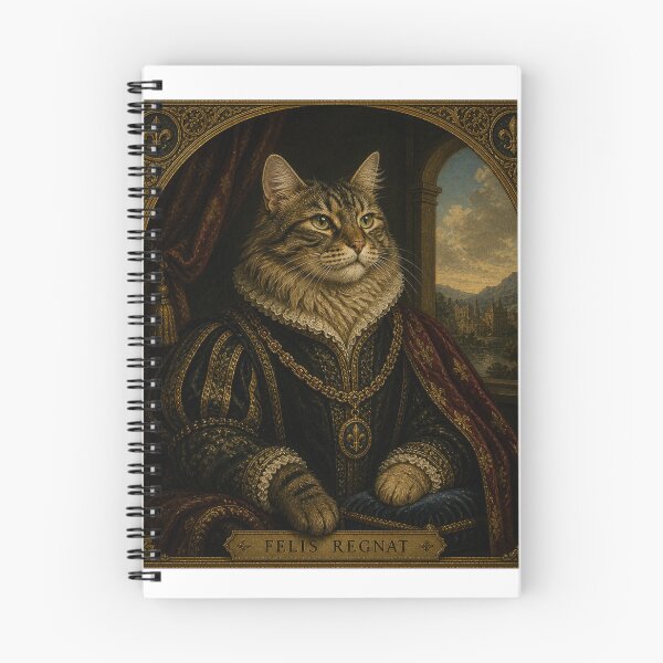 Item preview, Renaissance Cat Shirt | Royal Vintage Cat Portrait Graphic Tee designed and sold by SleepyLlamaClothes.