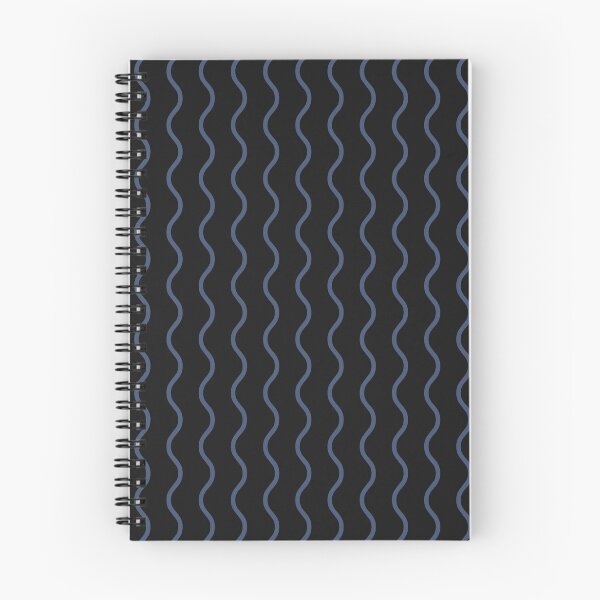 Item preview, Black And Blue Waves Pattern designed and sold by pattern-archive.