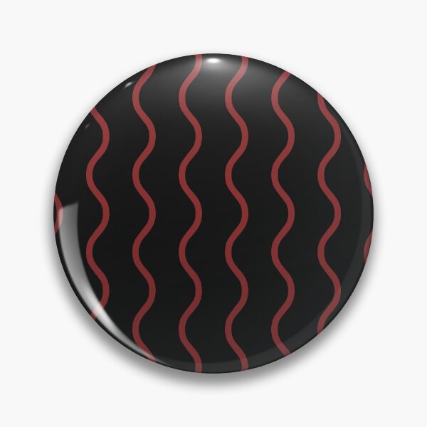 Item preview, Black And Brick Red Waves Pattern designed and sold by pattern-archive.
