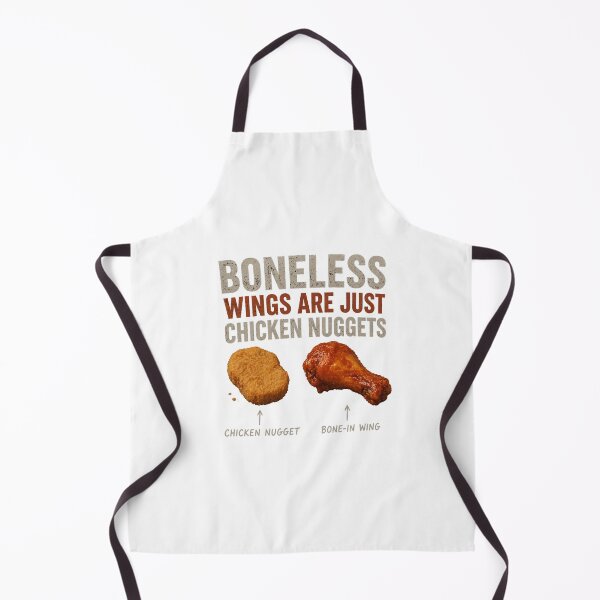 Item preview, Boneless Wings Are Just Chicken Nuggets Shirt | Funny Food Debate Tee designed and sold by SleepyLlamaClothes.