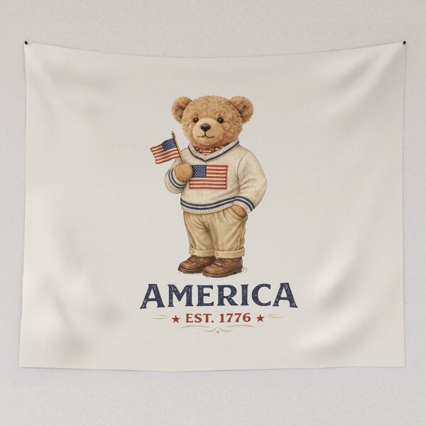 Item preview, America 250th Anniversary Teddy Bear  designed and sold by Chicken Dinner Studio.