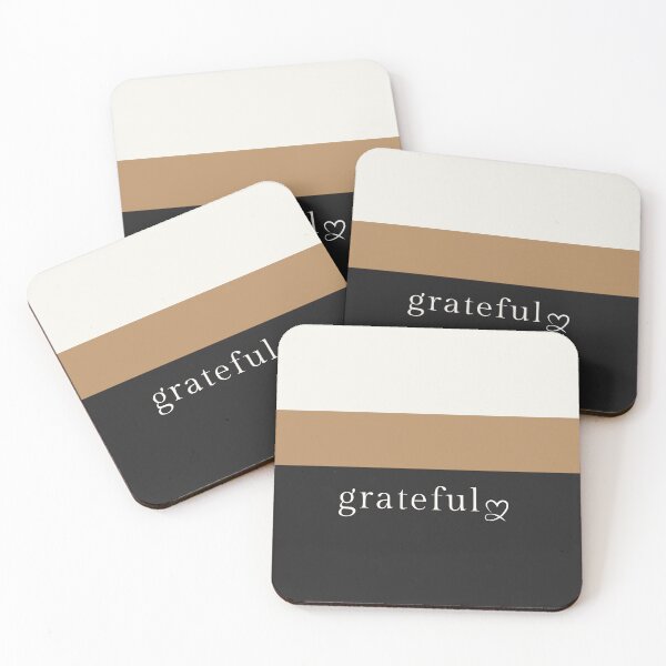 Item preview, Grateful Positive Vibes Aesthetic Stripe Design designed and sold by Zajumaris Art & Heart.
