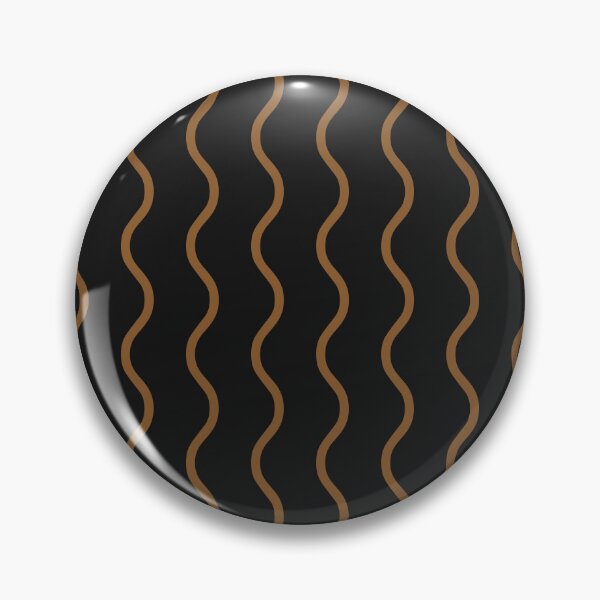 Item preview, Black And Bronze Waves Pattern designed and sold by pattern-archive.