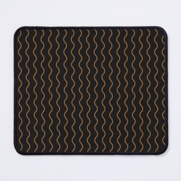 Item preview, Black And Bronze Waves Pattern designed and sold by pattern-archive.