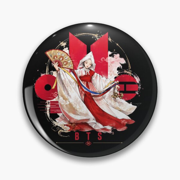 Item preview, Arirang BTS Red Aesthetic Kpop Fan Design designed and sold by Kimheawon.