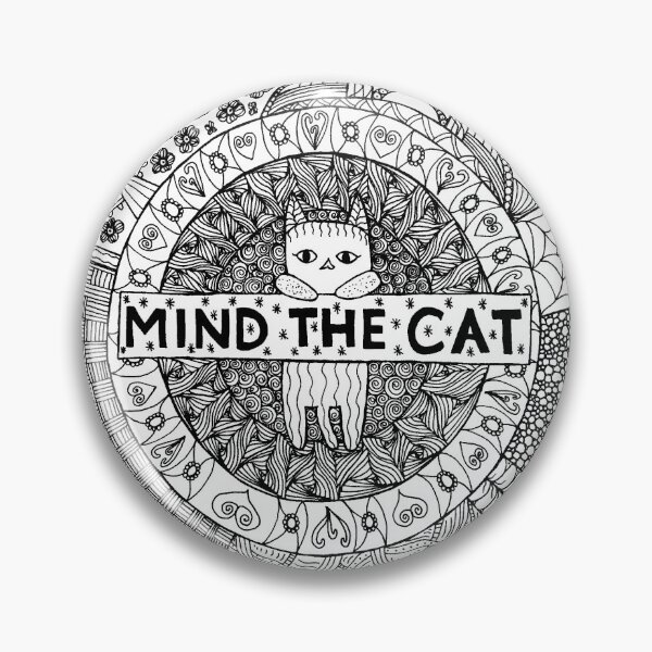 Item preview, Mind the Cat designed and sold by PrettyCityKitty.