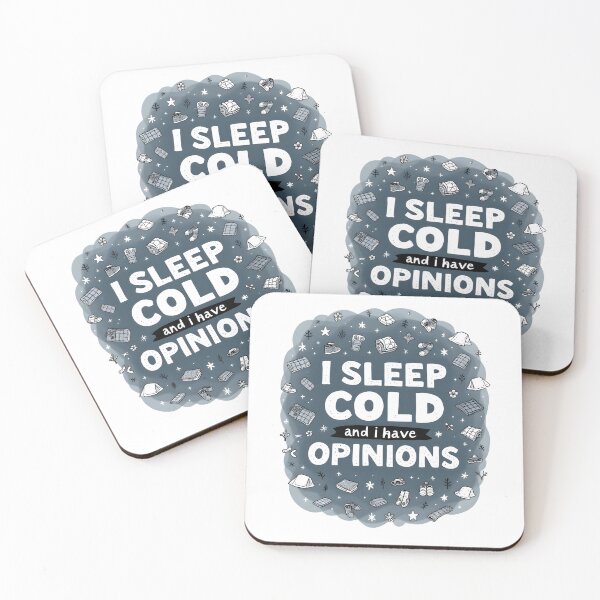 Item preview, I Sleep Cold and I Have Opinions Hiking designed and sold by NorthingShop.
