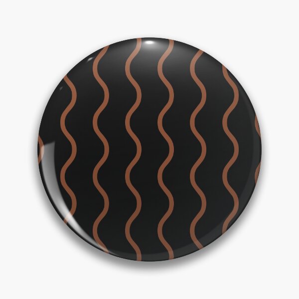 Item preview, Black And Copper Waves Pattern designed and sold by pattern-archive.