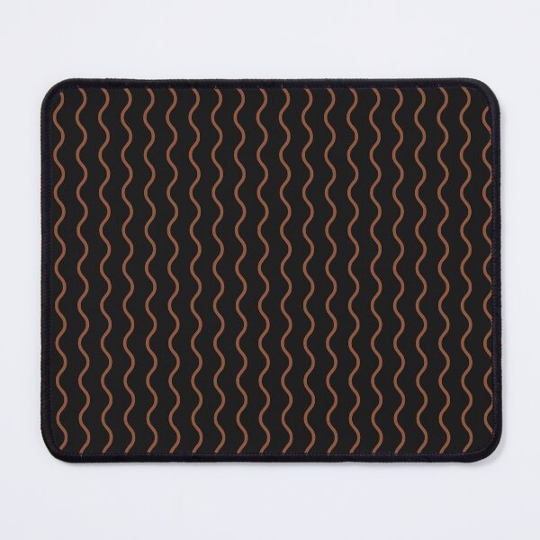 Item preview, Black And Copper Waves Pattern designed and sold by pattern-archive.