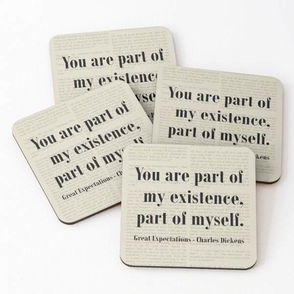 Item preview, Part of Myself Great Expectations Charles Dickens Quote designed and sold by kakarikihill.