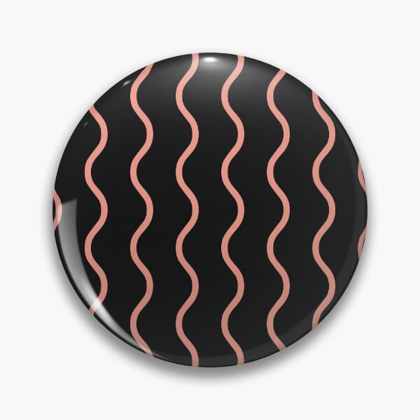 Item preview, Black And Coral Waves Pattern designed and sold by pattern-archive.