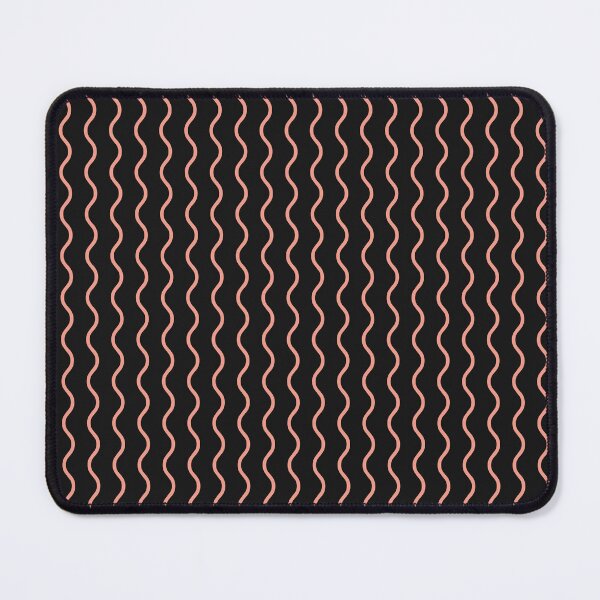Item preview, Black And Coral Waves Pattern designed and sold by pattern-archive.