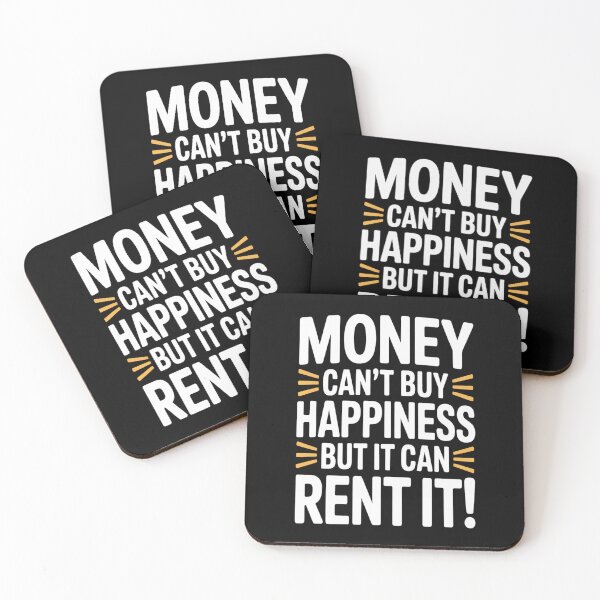 Item preview, Money Can't Buy Happiness designed and sold by burbankdesigns.