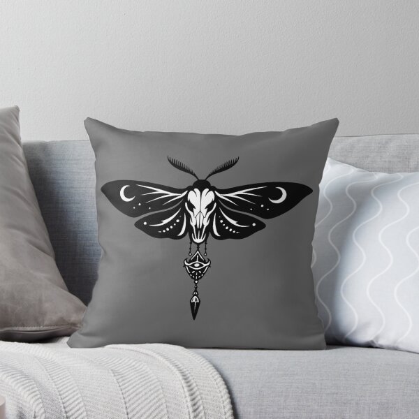 Item preview, Lunar Moth Skull — Occult Death Moth designed and sold by DreamMachine69.